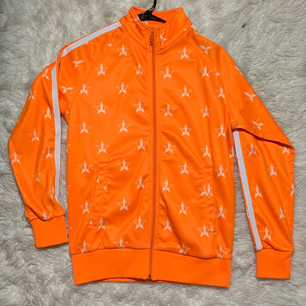 NWOT Jeffree Star Safety Orange Track Suit Jacket